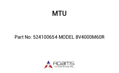 524100654 MODEL 8V4000M60R 524100654 MODEL 8V4000M60R
