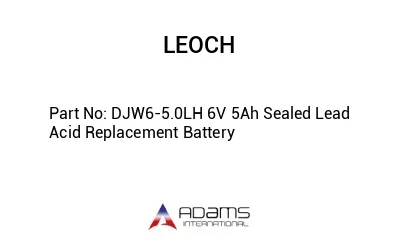 DJW6-5.0LH 6V 5Ah Sealed Lead Acid Replacement Battery DJW6-5.0LH 6V 5Ah Sealed Lead Acid Replacement Battery