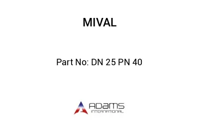 DN 25 PN 40 DN 25 PN 40